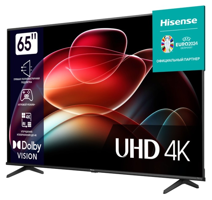 Телевизор Hisense 65" 4K UHD 65A6K
