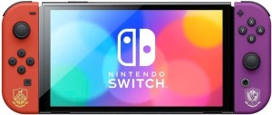 Игровая приставка Nintendo Switch OLED, 64 ГБ, Pokemon Scarlet/Violet, красный/фиолетовый