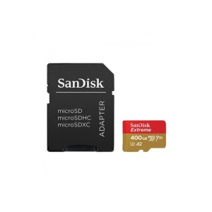 Карта памяти Sandisk Extreme 400GB MicroSDXC Class 10/UHS-I/U3/V30/A2/160 Мб/с SDSQXA1-400G-GN6MA