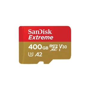 Карта памяти Sandisk Extreme 400GB MicroSDXC Class 10/UHS-I/U3/V30/A2/160 Мб/с SDSQXA1-400G-GN6MA