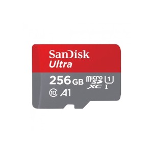 Карта памяти Sandisk Ultra 256GB MicroSDXC Class 10/UHS-I/U1/A1/100 Мб/с SDSQUAR-256G-GN6MA