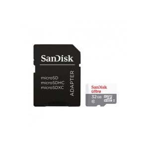 Карта памяти Sandisk Ultra 32GB MicroSDHC Class 10/UHS-I/80Мб/с SDSQUNS-032G-GN6TA