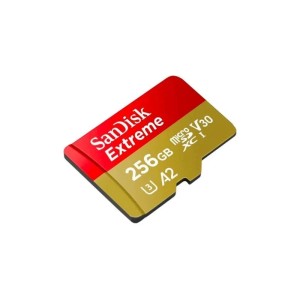 Карта памяти Sandisk Extreme 256GB MicroSDXC Class 10/UHS-I/U3/V30/A2/160 Мб/с SDSQXA1-256G-GN6MA