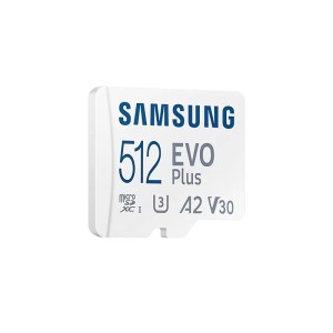 Карта памяти Samsung EVO Plus 512GB MicroSDXC Class 10/UHS-I/U3/130Мб/с MB-MC512KA