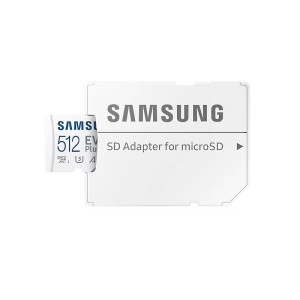 Карта памяти Samsung EVO Plus 512GB MicroSDXC Class 10/UHS-I/U3/130Мб/с MB-MC512KA