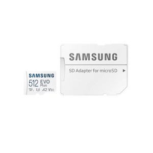 Карта памяти Samsung EVO Plus 512GB MicroSDXC Class 10/UHS-I/U3/130Мб/с MB-MC512KA