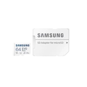 Карта памяти Samsung EVO Plus 64GB MicroSDXC Class 10/UHS-I/U3/130Мб/с MB-MC64KA