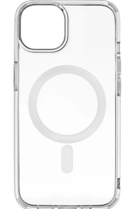 Чехол прозрачный силиконовый MagSafe для iPhone 14 Pro (Прозрачный)