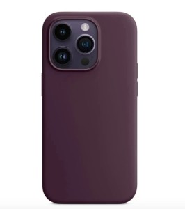 Чехол силиконовый MagSafe для iPhone 14 Pro (Бордовый)