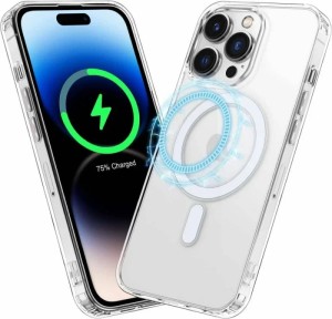 Чехол прозрачный силиконовый MagSafe для iPhone 15 Pro Max (Прозрачный)
