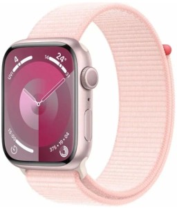 Умные часы Apple Watch Series 9 45 мм, Sport Loop, розовый