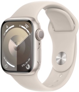 Умные часы Apple Watch Series 9 41мм (41mm, Сияющая звезда S/M, S/M, Sport Band)