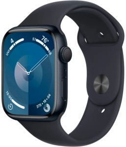 Умные часы Apple Watch Series 9 41мм (41mm, Чёрный M/L, M/L, Sport Band)