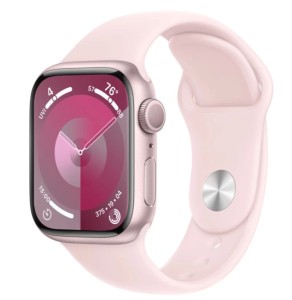 Умные часы Apple Watch Series 9 45мм (45mm, Розовый M/L, M/L, Sport Band)