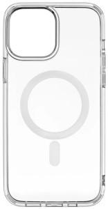 Чехол прозрачный силиконовый MagSafe для iPhone 14 (Прозрачный)