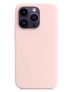 Чехол силиконовый MagSafe для iPhone 14 Pro (Нежно-розовый)