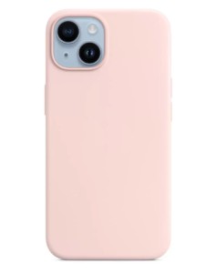 Чехол силиконовый MagSafe для iPhone 14 Plus (Нежно-розовый)