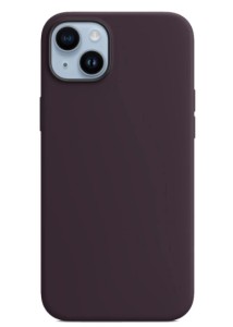 Чехол силиконовый MagSafe для iPhone 14 Plus (Фиолетовый)