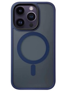 Чехол Hybrid MagSafe для iPhone 14 Pro Max (Синий)