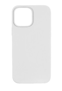 Чехол силиконовый матовый для iPhone 15 Pro (Белый)