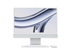 Apple iMac 24" (2023) M3 (8C CPU, 10C GPU, 8GB, 512GB SSD) MQRK3, серебристый, английская раскладка