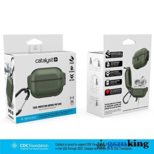 Catalyst Total Protection Case for AirPods Pro 1 & 2 Army Green (Зелёный)