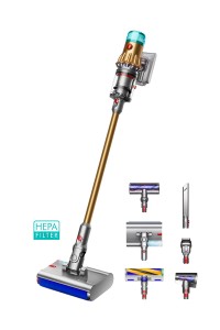 Пылесос Dyson V12s Detect slim submarine IN, yellow/nickel