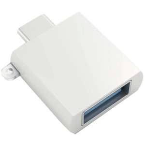 Хаб Satechi USB-C 2 в 1 (ST-TCUAS) Silver