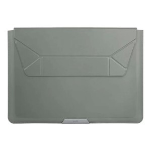 Чехол Uniq Oslo V.2 Pu для MacBook Pro 14", leaather, зеленый OSLO(14)-LICHENGREEN