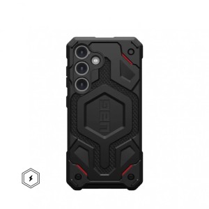 Чехол UAG Monarch Pro Series с MagSafe для Samsung Galaxy S24, черный кевлар (Kevlar Black) 214412113940