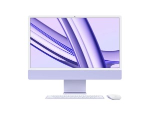 Apple iMac 24" Retina 4,5K, M3 (8C CPU, 10C GPU, 2023), 8 ГБ, 512 ГБ SSD, фиолетовый US-ENG KB (Z19P001Q6)