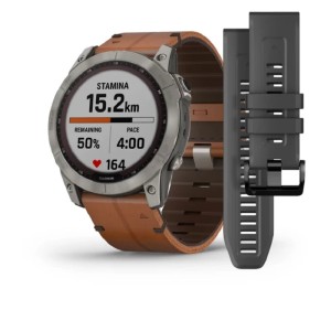 Смарт-часы Garmin Fenix 7X Sapphire Solar, Black Brown (010-02541-19)