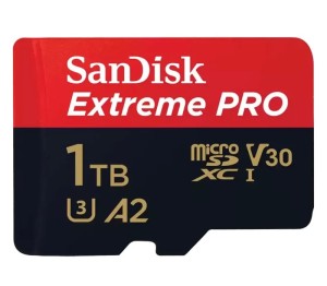 Карта памяти micro SDXC 1Tb Sandisk Extreme Pro UHS-I U3 V30 A2 + ADP (200/140 MB/s)