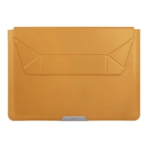 Чехол Uniq Oslo V.2 Pu для MacBook Pro 14", leaather, оранжевый OSLO(14)-MUSTARD