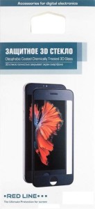 Защитное стекло RedLine для iPhone 7/8/SE 2020 3D Black