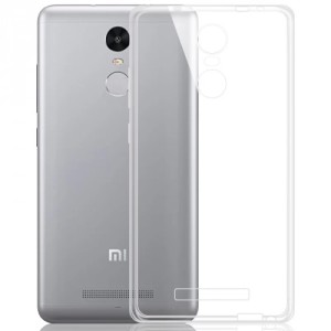 Накладка силикон для Xiaomi RedMi Note 3 прозрачная