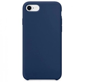 Накладка силикон Silicone Case для iPhone 7/8/SE 2020 Dark Blue