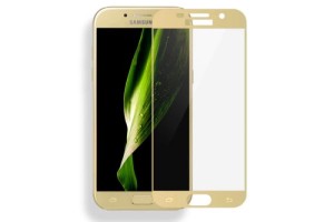 Защитное стекло для Samsung J330 Galaxy J3 (2017) Full Screen Gold