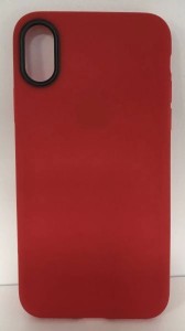 Накладка силикон TPU Leather Case для iPhone X/Xs Red