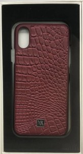 Накладка Nuoku для iPhone X/Xs Premium Case Noble Кожа Red