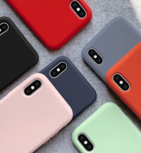 Накладка силикон Silicone Case для iPhone X/Xs Pink Sand