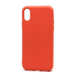 Накладка силикон TPU Silicone Case для iPhone X/Xs Orange