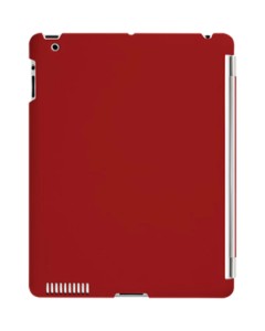 Накладка пластик для планшета iPad 9.7" (2010/11/12) Soft Touch Red