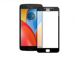 Защитное стекло DF для Motorola Moto E4 Full Screen Black