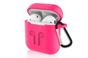 Силиконовый чехол для Apple AirPods Pink