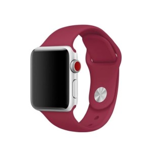 Ремешок для Apple Watch 42/44/45/49mm Sport Band Bordo