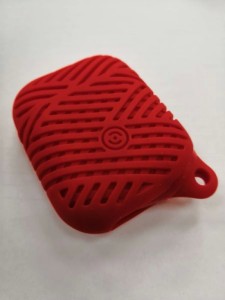 Силиконовый чехол для Apple AirPods Blue tooth Earphone Case Red