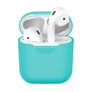 Силиконовый чехол Deppa для Apple AirPods Мятный арт.47002