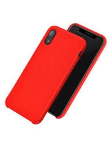 Накладка силикон для iPhone XR Leather Case Red