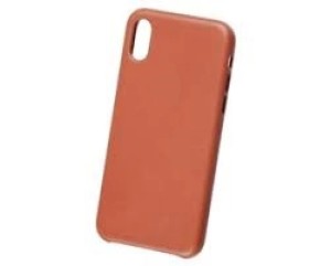 Накладка силикон для iPhone XS Leather Case Red